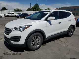 2014 Hyundai Santa Fe z VIN 5XYZTDLB8EG148563, wystawiony jako Copart lot #57441435 z przebiegiem 135 442 mil mil oraz Szkoda całkowita • Salvage title. Historia ofert i sprzedaży dostępna na DreamBid. Obrazek 1.