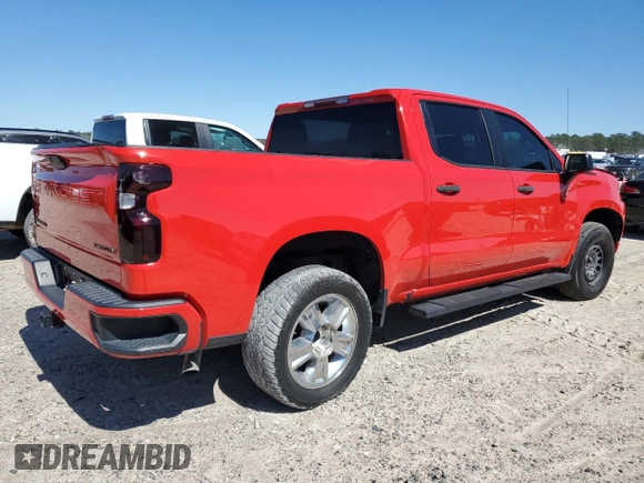 2020 Chevrolet Silverado 1500 Custom with VIN 3GCPWBEK9LG336880, listed as a Copart auction lot 48061365 with 92,820 mi miles and Salvage Title. Bid and sale history available at carsss.com. Image 3.