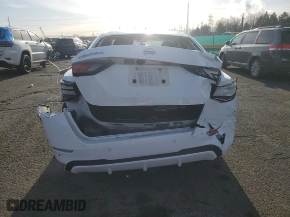 2023 Nissan Sentra S z VIN 3N1AB8BV8PY306078, wystawiony jako Copart lot #51813805 z przebiegiem 79 133 mil mil oraz Szkoda całkowita • Salvage title. Historia ofert i sprzedaży dostępna na DreamBid. Obrazek 6.