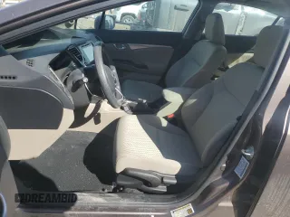 2015 Honda Civic EX with VIN 2HGFB2F80FH526907, listed as a Copart auction lot 46945025 with 78,764 mi miles and Salvage Title. Bid and sale history available at DreamBid. Image 7.