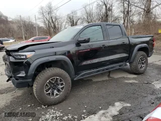 2024 Chevrolet Colorado 4WD ZR2 with VIN 1GCPTFEK8R1201235, listed as a Copart auction lot 46897915 with 0 mi miles and Salvage Title. Bid and sale history available at carsss.com. Image 1.