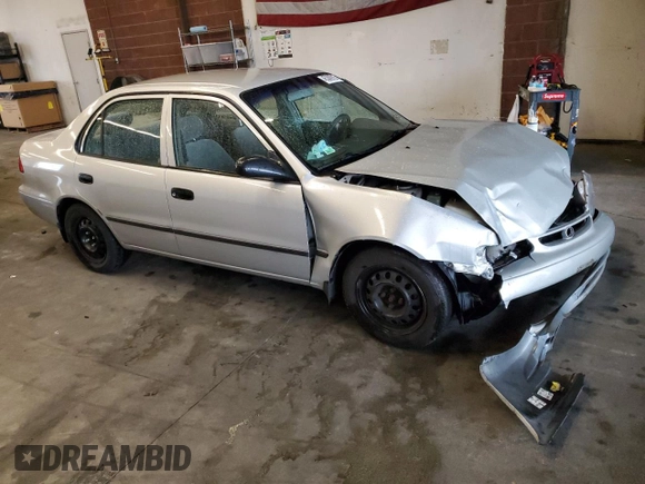 1999 Toyota Corolla VE with VIN 1NXBR18E5XZ168624, listed as a Copart auction lot 45389915 with 108,582 mi miles and Salvage title. Bid and sale history available at DreamBid. Image 4.