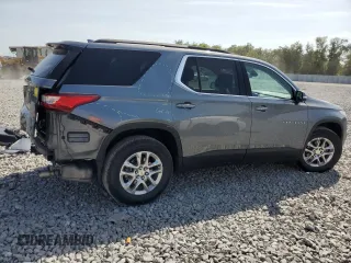 2020 Chevrolet Traverse LT Leather with VIN 1GNEVHKWXLJ238869, listed as a Copart auction lot 54712885 with 123,873 mi miles and Salvage Title. Bid and sale history available at carsss.com. Image 3.