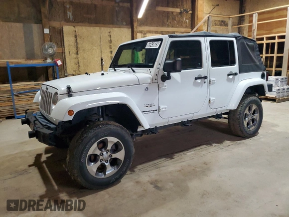 2018 Jeep Wrangler Unlimited Sahara with VIN 1C4HJWEG5JL918366, listed as a Copart auction lot 55943685 with 112,006 mi miles and Clean title. Bid and sale history available at DreamBid. Image 1.