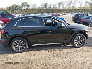 2022 Audi Q5 S line Premium with VIN WA1GAAFY9N2021322, listed as a IAAI auction lot 42119054 with 31,863 mi miles and . Bid and sale history available at DreamBid. Image 13.