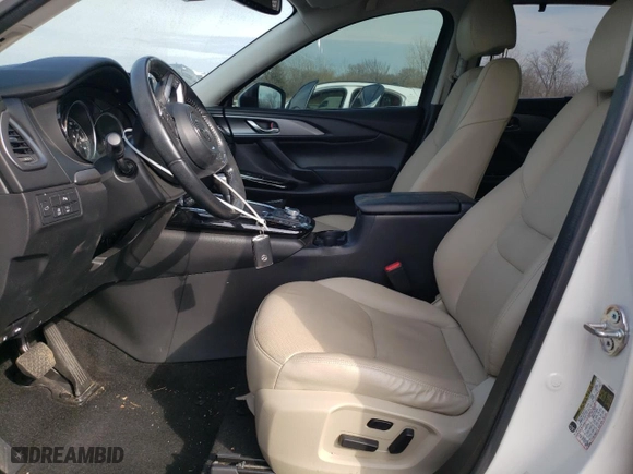 2020 Mazda CX-9 Touring with VIN JM3TCACY2L0407342, listed as a Copart auction lot 47590235 with 59,667 mi miles and Salvage Title. Bid and sale history available at carsss.com. Image 7.