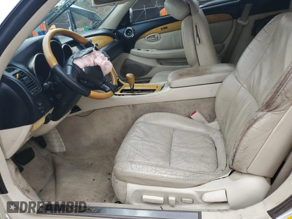 2003 Lexus SC 430 with VIN JTHFN48Y130040197, listed as a Copart auction lot 52257545 with Not Provided miles and Salvage Title. Bid and sale history available at DreamBid. Image 7.