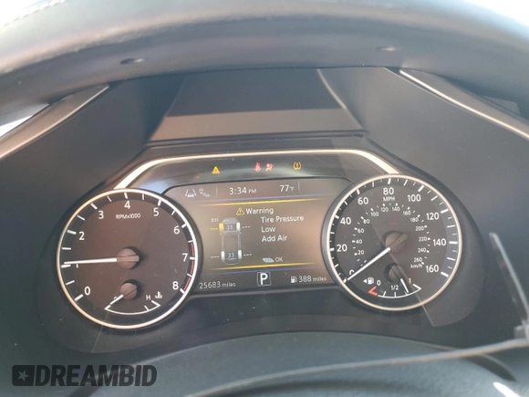 2022 Nissan Murano S with VIN 5N1AZ2AJ5NC113781, listed as a Copart auction lot 80517664 with 25,683 mi miles and Clean Title. Bid and sale history available at DreamBid. Image 9.