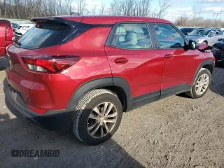 2021 Chevrolet TrailBlazer LS with VIN KL79MNSL0MB123823, listed as a Copart auction lot 82370674 with 48,229 mi miles and Salvage Title. Bid and sale history available at carsss.com. Image 3.