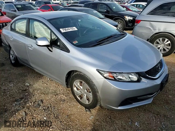 2013 Honda Civic LX с VIN 19XFB2F56DE015280, выставлен на аукционе Copart как лот 79644193 с пробегом 57 161 миль миль и Списание • Salvage title. История ставок и продаж доступна на DreamBid. Изображение 11.