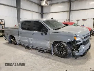 2024 Chevrolet Silverado 1500 RST with VIN 1GCPDEEK4RZ275244, listed as a Copart auction lot 42216495 with 0 mi miles and Salvage Title. Bid and sale history available at carsss.com. Image 4.