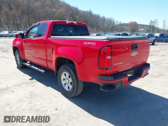2019 Chevrolet Colorado 4WD Work Truck with VIN 1GCHTBEA5K1255781, listed as a IAAI auction lot 41983838 with 62,972 mi miles. Bid and sale history available at carsss.com. Image 3.