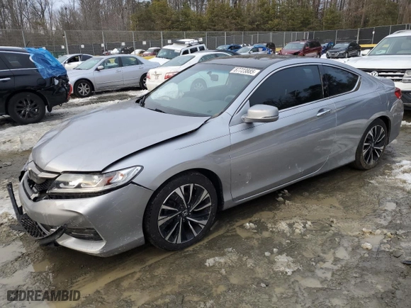 2016 Honda Accord Coupe EX with VIN 1HGCT1B73GA005509, listed as a Copart auction lot 87723885 with NaN miles and Salvage Title. Bid and sale history available at carsss.com. Image 1.