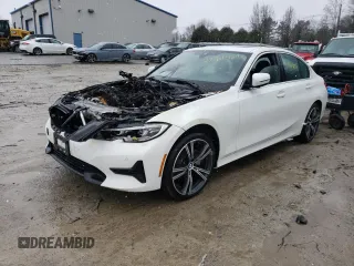 2019 BMW 3 Series 330i with VIN WBA5R1C51KAE82029, listed as a Copart auction lot 37761963 with Not provided miles and Salvage title. Bid and sale history available at DreamBid. Image 1.
