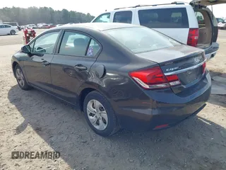 2013 Honda Civic LX with VIN 19XFB2F50DE206161, listed as a IAAI auction lot 41773555 with 165,733 mi miles and . Bid and sale history available at DreamBid. Image 3.