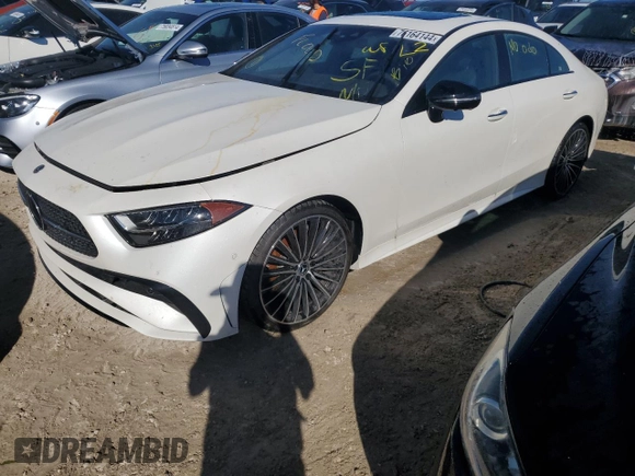 2022 Mercedes-Benz CLS with VIN W1K2J5KB7NA107006, listed as a Copart auction lot 76164144 with 0 mi miles and Non Repairable. Bid and sale history available at carsss.com. Image 1.