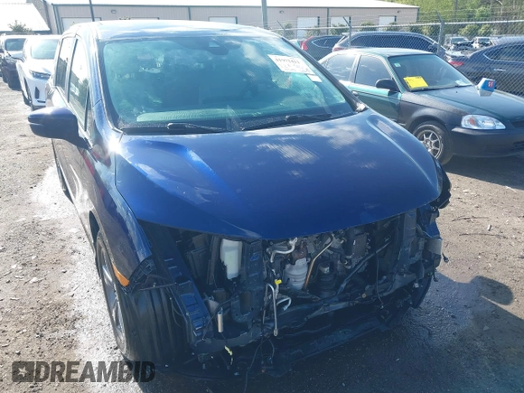 2022 Honda Odyssey EX with VIN 5FNRL6H56NB048063, listed as a IAAI auction lot 41972411 with 19,973 mi miles and . Bid and sale history available at DreamBid. Image 6.