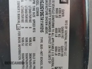 2010 GMC Savana z VIN 1GJ2GYDG7A1141016, wystawiony jako Copart lot #79814604 z przebiegiem 275 215 mil mil oraz Szkoda całkowita • Salvage title. Historia ofert i sprzedaży dostępna na DreamBid. Obrazek 13.