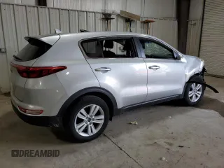 2018 Kia Sportage LX with VIN KNDPM3AC4J7375184, listed as a Copart auction lot 62231484 with 124,179 mi miles and Salvage Title. Bid and sale history available at carsss.com. Image 3.