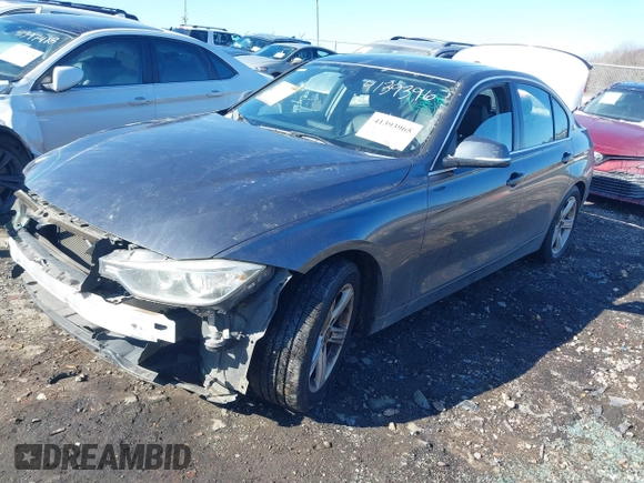 2015 BMW 3 Series 328i xDrive with VIN WBA3B5G55FNS12116, listed as a IAAI auction lot 41393965 with 118,878 mi miles. Bid and sale history available at carsss.com. Image 2.