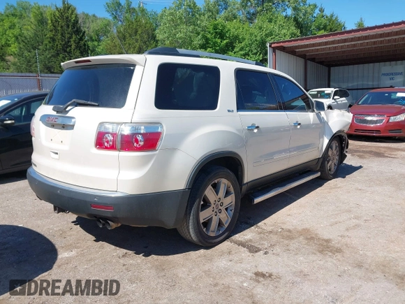 2010 GMC Acadia SLT2 z VIN 1GKLRNED7AJ111043, wystawiony jako IAAI lot #42311347 z przebiegiem 201 740 mil mil oraz . Historia ofert i sprzedaży dostępna na DreamBid. Obrazek 4.