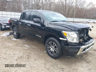 2021 Nissan Titan SV with VIN 1N6AA1EF9MN523477, listed as a IAAI auction lot 41536972 with 47,917 mi miles. Bid and sale history available at carsss.com. Image 1.