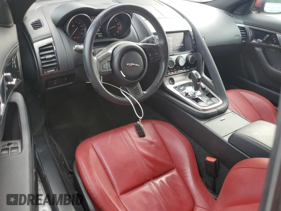 2014 Jaguar F-Type V6 with VIN SAJWA6E73E8K07203, listed as a Copart auction lot 70246224 with 46,641 mi miles and Salvage Title. Bid and sale history available at DreamBid. Image 8.