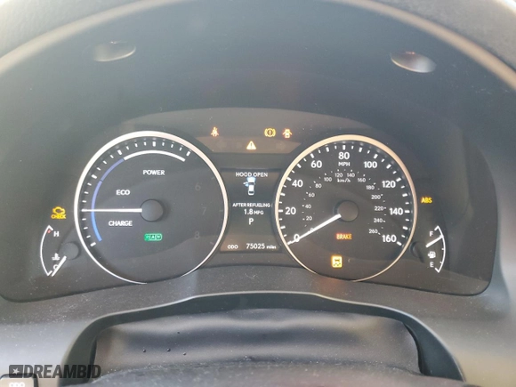 2015 Lexus ES 300h Hybrid with VIN JTHBW1GG0F2099351, listed as a Copart auction lot 69446692 with 75,025 mi miles. Bid and sale history available at carsss.com. Image 9.