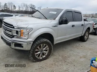 2018 Ford F-150 XL with VIN 1FTEW1CB9JFC55137, listed as a Copart auction lot 86441214 with 85,254 mi miles and Salvage Title. Bid and sale history available at carsss.com. Image 1.