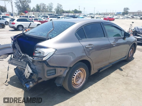 2015 Honda Civic LX with VIN 19XFB2F51FE259874, listed as a IAAI auction lot 42380822 with 100,036 mi miles and . Bid and sale history available at DreamBid. Image 4.