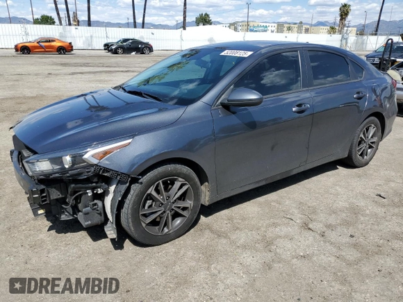 2022 Kia Forte LXS with VIN 3KPF24AD5NE486896, listed as a Copart auction lot 52008125 with 99,463 mi miles and Salvage Title. Bid and sale history available at DreamBid. Image 1.