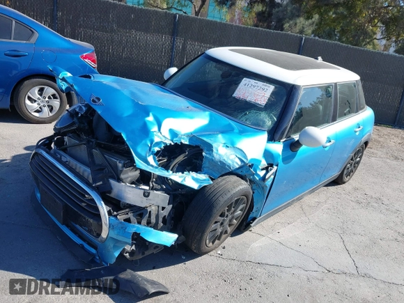 2019 MINI Hardtop 4 Door Cooper with VIN WMWXU1C53K2J02378, listed as a IAAI auction lot 41297292 with 26,594 mi miles and . Bid and sale history available at DreamBid. Image 2.