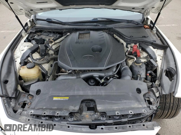 2017 Infiniti Q50 2.0t with VIN JN1CV7ARXHM682249, listed as a Copart auction lot 49639315 with 71,362 mi miles and Salvage Title. Bid and sale history available at carsss.com. Image 11.