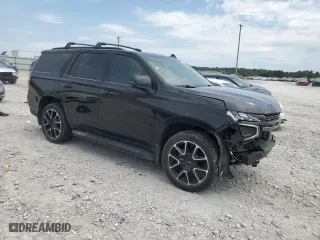 2021 Chevrolet Tahoe RST with VIN 1GNSKRKD2MR468523, listed as a Copart auction lot 60433184 with 60,943 mi miles and Salvage Title. Bid and sale history available at carsss.com. Image 4.