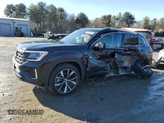 2024 Volkswagen Atlas SEL Premium R-Line z VIN 1V2FR2CA4RC623535, wystawiony jako Copart lot #47123125 z przebiegiem 1 510 mil mil oraz Szkoda całkowita • Salvage title. Historia ofert i sprzedaży dostępna na DreamBid. Obrazek 1.