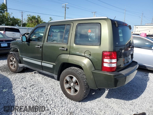 2008 Jeep Liberty Sport with VIN 1J8GP28K48W106979, listed as a Copart auction lot 54400165 with 182,179 mi miles and Non Repairable. Bid and sale history available at DreamBid. Image 2.