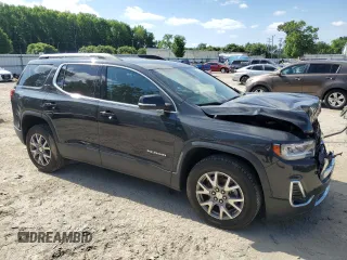 2020 GMC Acadia SLT with VIN 1GKKNULS5LZ151452, listed as a Copart auction lot 57379345 with 90,606 mi miles and Salvage title. Bid and sale history available at DreamBid. Image 4.