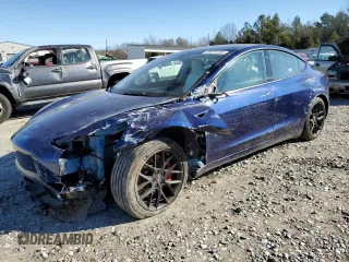 2023 Tesla Model 3 Performance with VIN 5YJ3E1EC3PF632641, listed as a Copart auction lot 48078195 with 47,966 mi miles and Salvage Title. Bid and sale history available at carsss.com. Image 1.