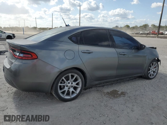 2013 Dodge Dart SXT with VIN 1C3CDFBA8DD708400, listed as a Copart auction lot 57804295 with 110,844 mi miles and Non repairable. Bid and sale history available at DreamBid. Image 3.