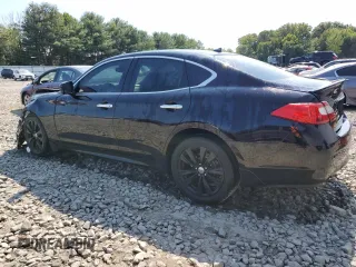 2011 Infiniti M with VIN JN1AY1AR5BM570669, listed as a Copart auction lot 69644784 with 118,346 mi miles and Salvage Title. Bid and sale history available at carsss.com. Image 2.