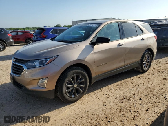 2019 Chevrolet Equinox LS with VIN 2GNAXSEV5K6250867, listed as a Copart auction lot 55721415 with 163,568 mi miles and Clean Title. Bid and sale history available at DreamBid. Image 1.