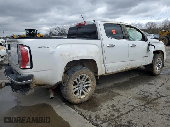 2016 GMC Canyon 4WD SLT z VIN 1GTG6DE35G1371344, wystawiony jako Copart lot #49954915 z przebiegiem 106 345 mil mil oraz Szkody całkowita. Historia ofert i sprzedaży dostępna na DreamBid. Obrazek 3.