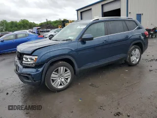 2019 Volkswagen Atlas SE z VIN 1V2UR2CA8KC597096, wystawiony jako Copart lot #57997475 z przebiegiem 48 055 mil mil oraz Szkoda całkowita • Salvage title. Historia ofert i sprzedaży dostępna na DreamBid. Obrazek 1.
