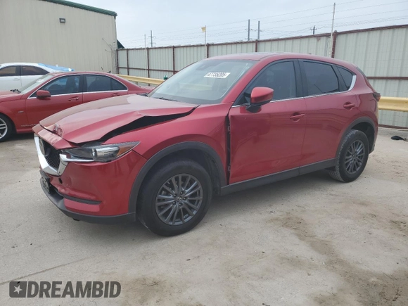 2020 Mazda CX-5 Touring with VIN JM3KFACM2L1834465, listed as a Copart auction lot 47735205 with 86,096 mi miles and Salvage Title. Bid and sale history available at carsss.com. Image 1.