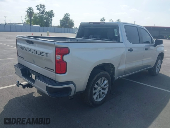 2021 Chevrolet Silverado 1500 Custom with VIN 3GCPYBEK2MG346534, listed as a IAAI auction lot 42116441 with 83,994 mi miles and . Bid and sale history available at DreamBid. Image 4.