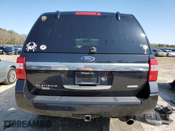 2015 Ford Expedition Platinum z VIN 1FMJU1MTXFEF42894, wystawiony jako Copart lot #51058815 z przebiegiem 130 673 mil mil oraz Szkoda całkowita • Salvage title. Historia ofert i sprzedaży dostępna na DreamBid. Obrazek 6.