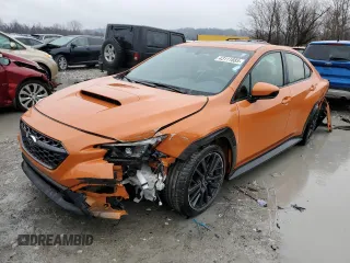 2023 Subaru WRX Premium with VIN JF1VBAF6XP9818994, listed as a Copart auction lot 43111885 with 2,463 mi miles and Salvage title. Bid and sale history available at DreamBid. Image 1.