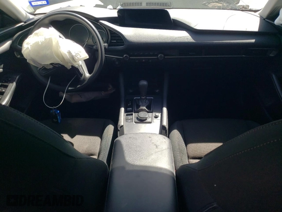 2025 Mazda 3 S with VIN 3MZBPAAM6SM455847, listed as a Copart auction lot 50470785 with Not Provided miles and Salvage Title. Bid and sale history available at DreamBid. Image 8.