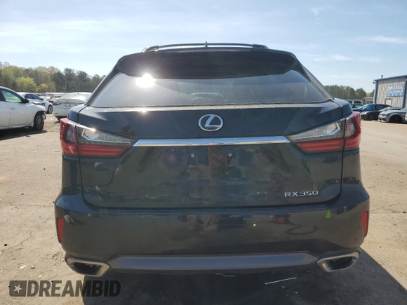 2017 Lexus RX with VIN 2T2ZZMCA6HC092916, listed as a Copart auction lot 50462515 with 97,321 mi miles and Salvage Title. Bid and sale history available at carsss.com. Image 6.