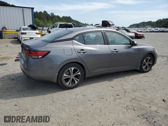 2021 Nissan Sentra SV with VIN 3N1AB8CV2MY288803, listed as a Copart auction lot 53004905 with 30,691 mi miles and Salvage Title. Bid and sale history available at DreamBid. Image 3.